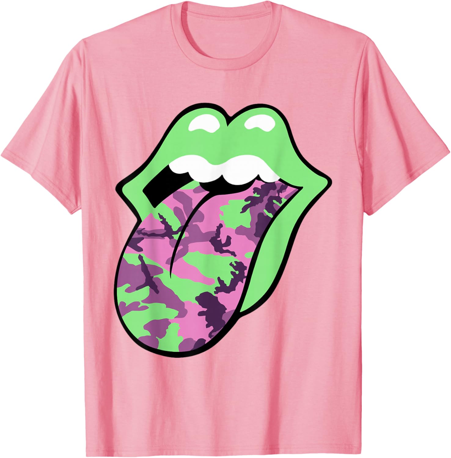 Официальная футболка Rolling Stones в розово-зеленом камуфляжном цвете, бежево-розовая The Rolling Stones
Официальная футболка Rolling Stones в розово-зеленом камуфляжном цвете, бежево-розовая The Rolling Stones