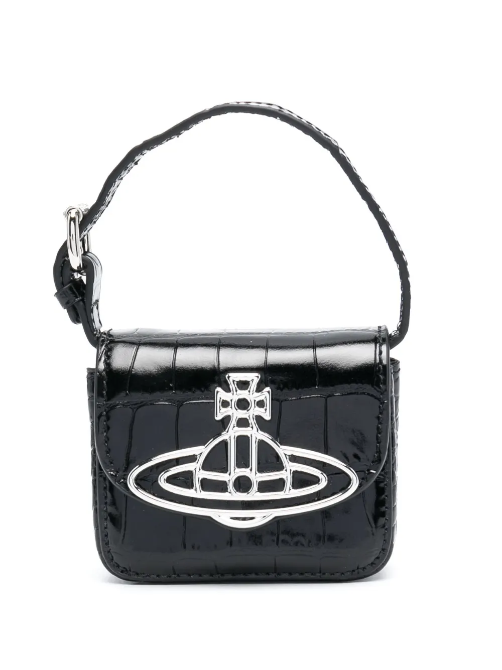 Мини-сумка с пряжкой Orb Vivienne Westwood, черный 
Мини-сумка с пряжкой Orb Vivienne Westwood, черный