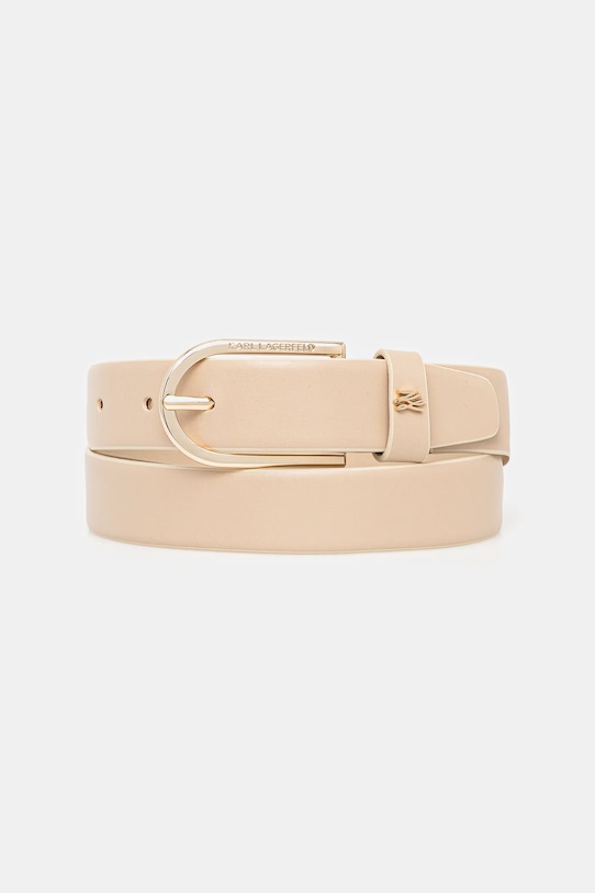 Кожаный ремень k/autograph Karl Lagerfeld, бежевый
Кожаный ремень k/autograph Karl Lagerfeld, бежевый