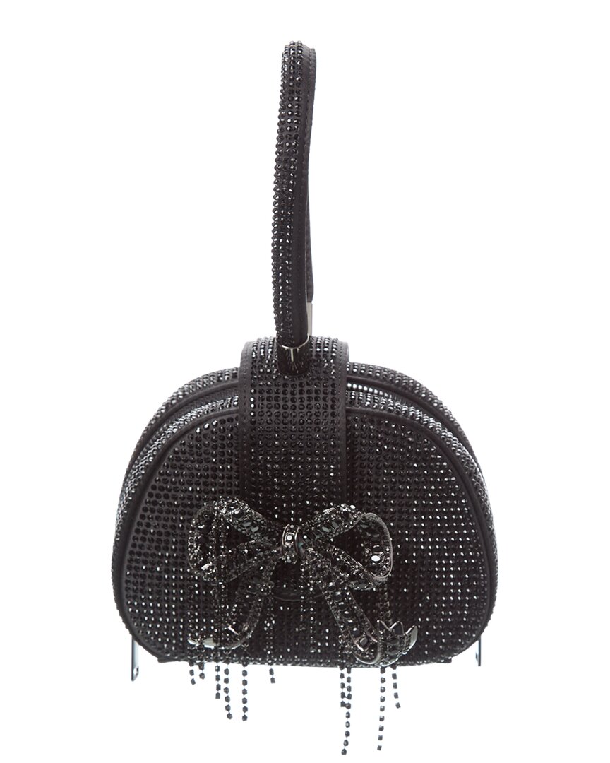 Self-Portrait Рифленая сумка-кошелек с верхней ручкой, черный
Self-Portrait Рифленая сумка-кошелек с верхней ручкой, черный