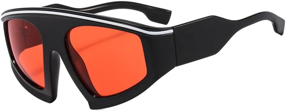 Солнцезащитные очки «кошачий глаз» в стиле панк для женщин, большие спортивные солнцезащитные очки для мужчин, защита от ультрафиолета UV400 HDUBFY, Red
Солнцезащитные очки «кошачий глаз» в стиле панк для женщин, большие спортивные солнцезащитные очки для мужчин, защита от ультрафиолета UV400 HDUBFY, Red