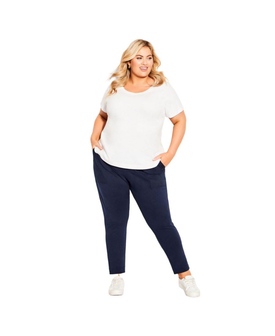 Женские трикотажные брюки с контрастными карманами AVENUE, Navy
Женские трикотажные брюки с контрастными карманами AVENUE, Navy