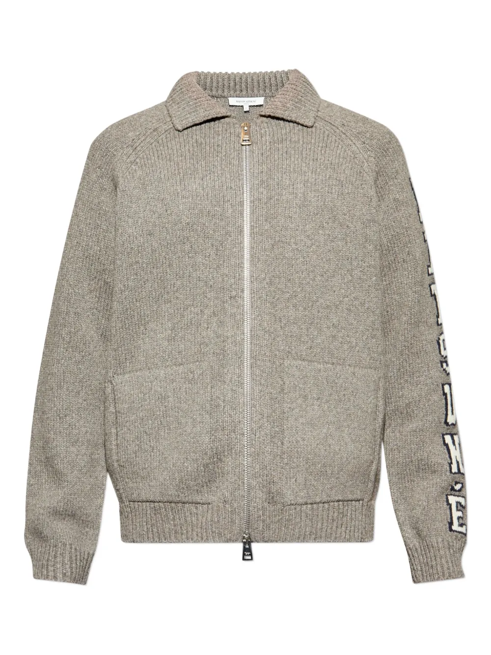 Кардиган на молнии Maison Kitsuné, серый
Кардиган на молнии Maison Kitsuné, серый