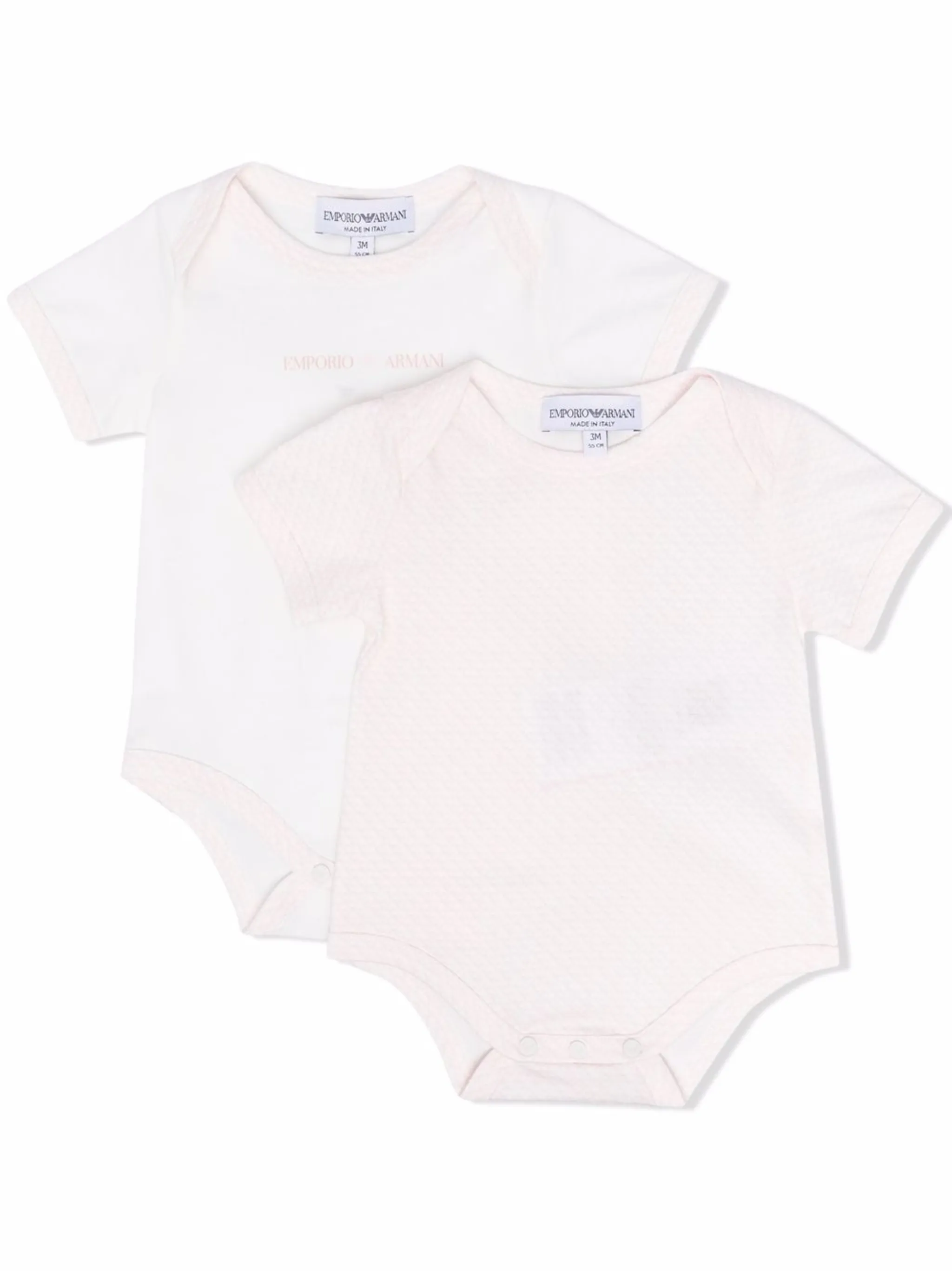 Комплект комбинезонов с логотипом Emporio Armani Kids, розовый
Комплект комбинезонов с логотипом Emporio Armani Kids, розовый