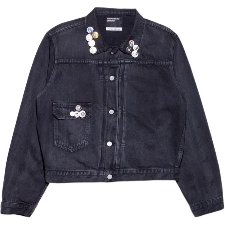 Enfants Riches Déprimés Type Vii Джинсовая куртка с декоративными пуговицами ENFANTS RICHES DEPRIMES, Угольно-серый
Enfants Riches Déprimés Type Vii Джинсовая куртка с декоративными пуговицами ENFANTS RICHES DEPRIMES, Угольно-серый