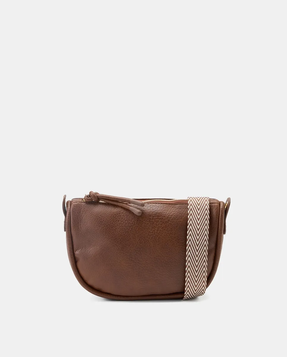 Сумка луна с разноцветной лентой Easy Wear, коричневый
Сумка луна с разноцветной лентой Easy Wear, коричневый