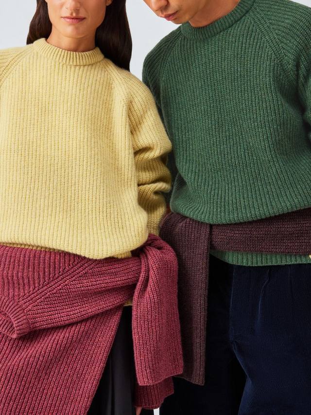 Закрытый цикл Recycled Wool вязаный джемпер с ребристым воротником John Lewis, Yellow
Закрытый цикл Recycled Wool вязаный джемпер с ребристым воротником John Lewis, Yellow