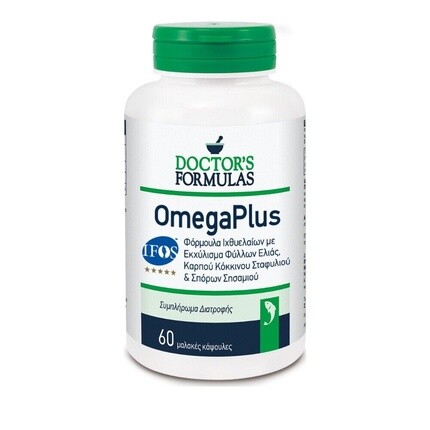 Doctor's Formulas OmegaPlus Формула с рыбьим жиром, 60 мягких таблеток
Doctor's Formulas OmegaPlus Формула с рыбьим жиром, 60 мягких таблеток