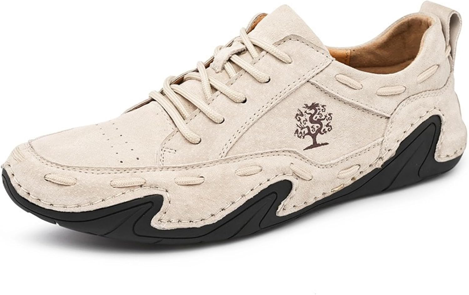 Мужские кожаные повседневные туфли Комфортные кроссовки Лоферы Легкие туфли для прогулок, вождения и повседневной носки Abborora, бежевый
Мужские кожаные повседневные туфли Комфортные кроссовки Лоферы Легкие туфли для прогулок, вождения и повседневной носки Abborora, бежевый