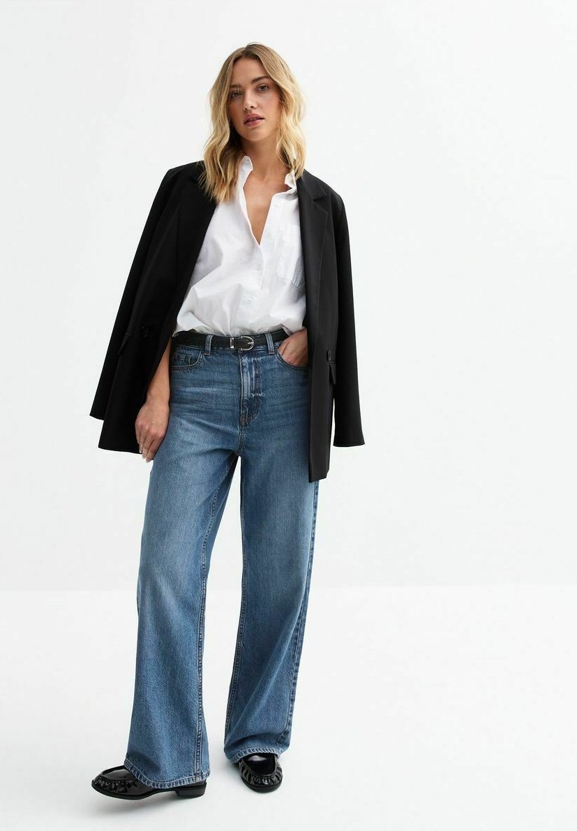 Джинсы свободного кроя New Look, синий
Джинсы свободного кроя New Look, синий