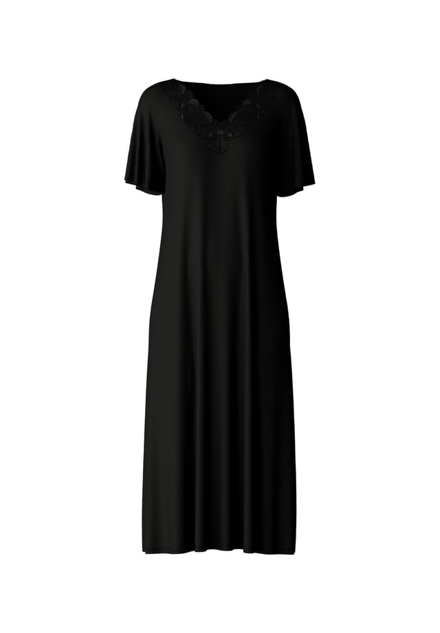 Ночная рубашка с короткими рукавами длина 120 см гламурные ночи Calida, черный
Ночная рубашка с короткими рукавами длина 120 см гламурные ночи Calida, черный