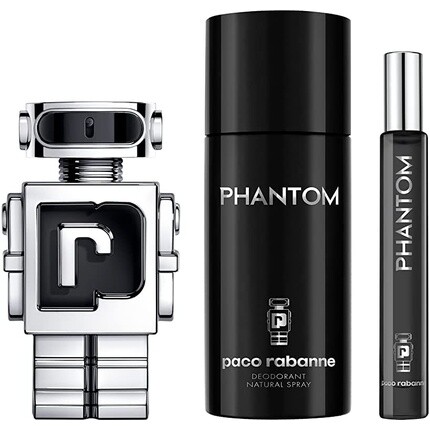 Набор Phantom 50 мл и 10 мл туалетная вода-спрей + 150 мл дезодорант-спрей Paco Rabanne
Набор Phantom 50 мл и 10 мл туалетная вода-спрей + 150 мл дезодорант-спрей Paco Rabanne