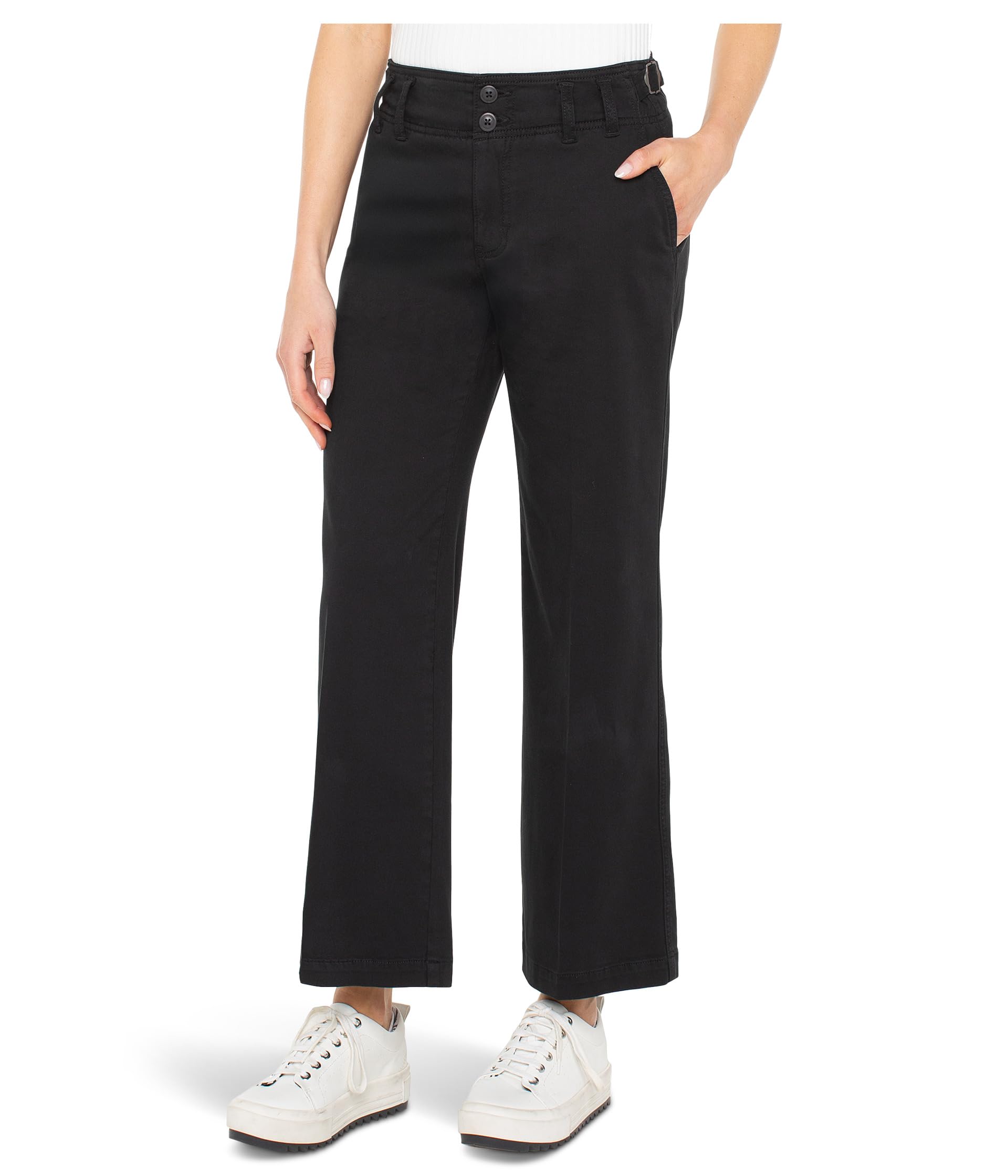 Брюки Liverpool Los Angeles Petite Soft Touch Twill High-rise Cinch Waist Wide Leg Pant 26" Inseam, цвет Onyx
Брюки Liverpool Los Angeles Petite Soft Touch Twill High-rise Cinch Waist Wide Leg Pant 26" Inseam, цвет Onyx