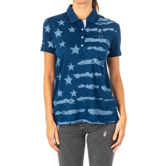 Женская рубашка поло с короткими рукавами и воротником с лацканами lwp305 La Martina, синий
Женская рубашка поло с короткими рукавами и воротником с лацканами lwp305 La Martina, синий