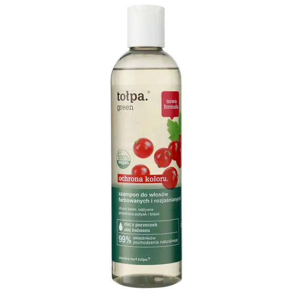 Шампунь для окрашенных и обесцвеченных волос, 300 мл Tołpa Green ochrona koloru
Шампунь для окрашенных и обесцвеченных волос, 300 мл Tołpa Green ochrona koloru