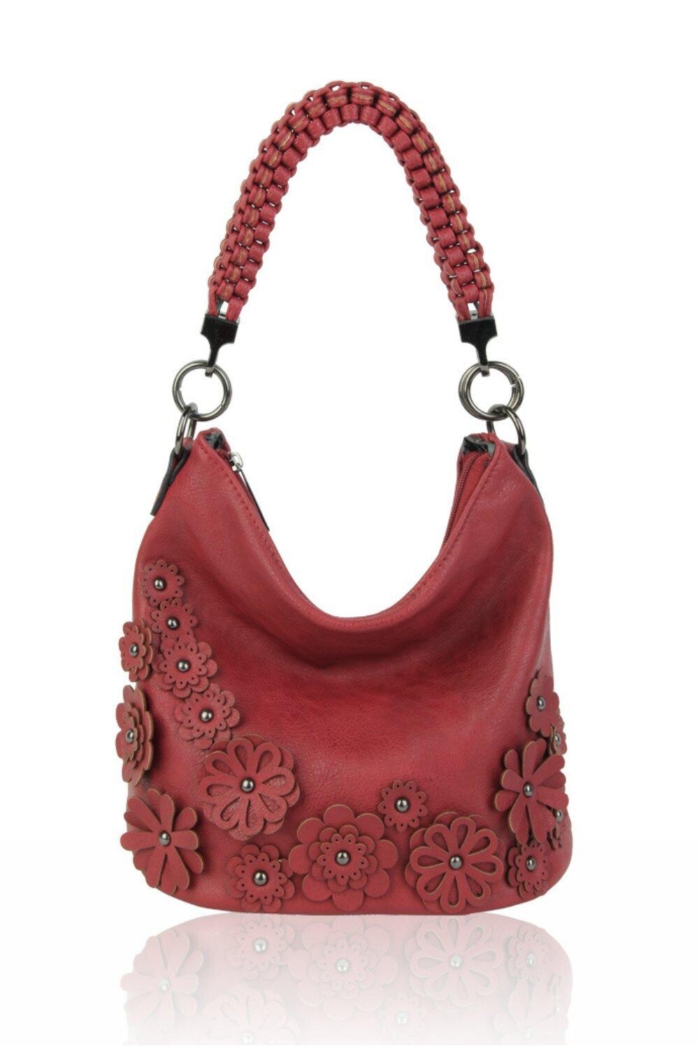 Сумка через плечо Trous Flower из искусственной кожи с плетеной ручкой Fontanella Fashion, красный
Сумка через плечо Trous Flower из искусственной кожи с плетеной ручкой Fontanella Fashion, красный
