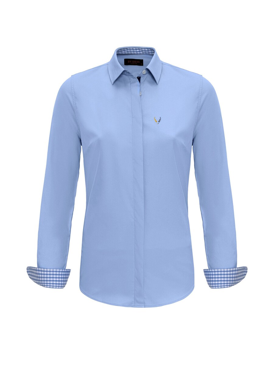 Блузка By Diess Collection, цвет Light blue/Dark blue 
Блузка By Diess Collection, цвет Light blue/Dark blue