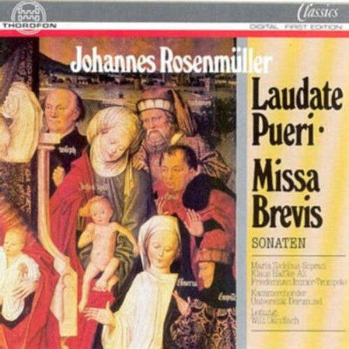 CD диск Rosenmuller / Zedelius / Haffke: Laudate Pueri / Missa Brevis
CD диск Rosenmuller / Zedelius / Haffke: Laudate Pueri / Missa Brevis