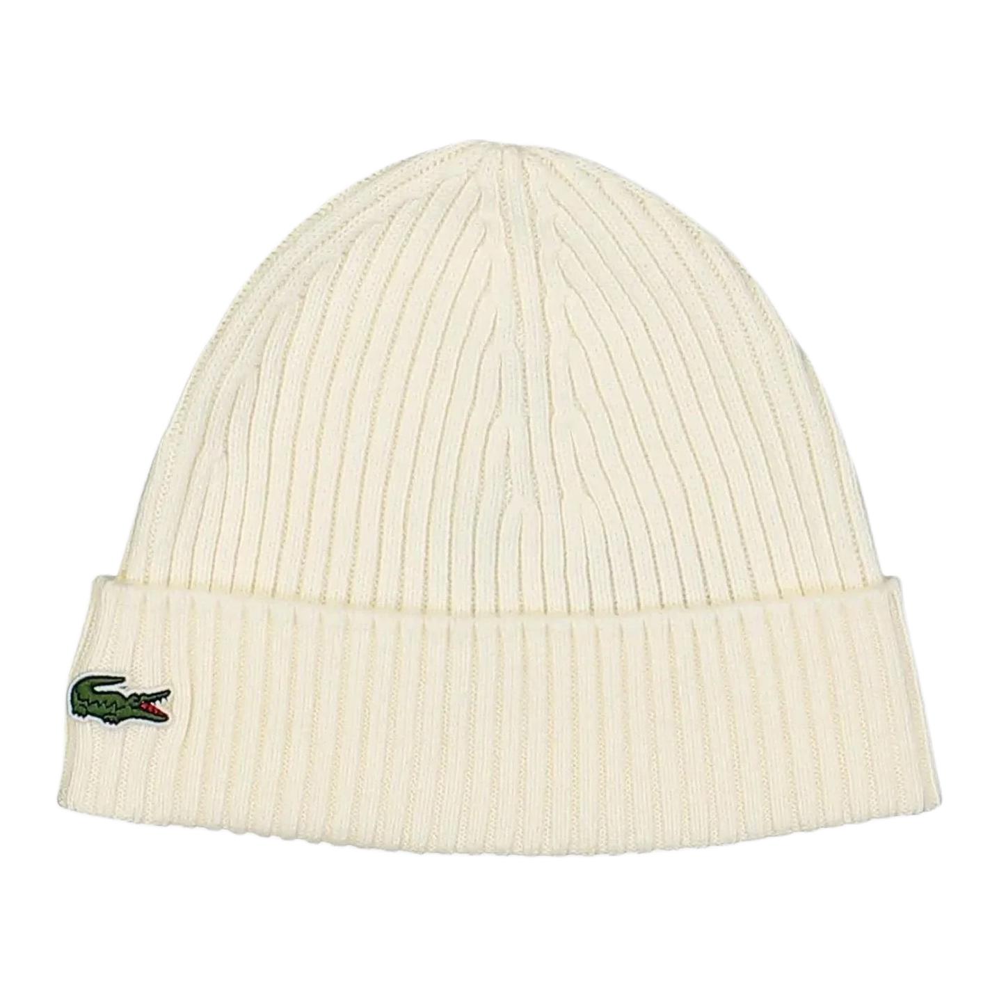 Шапка из ребристого трикотажа с начесом LACOSTE, белый
Шапка из ребристого трикотажа с начесом LACOSTE, белый