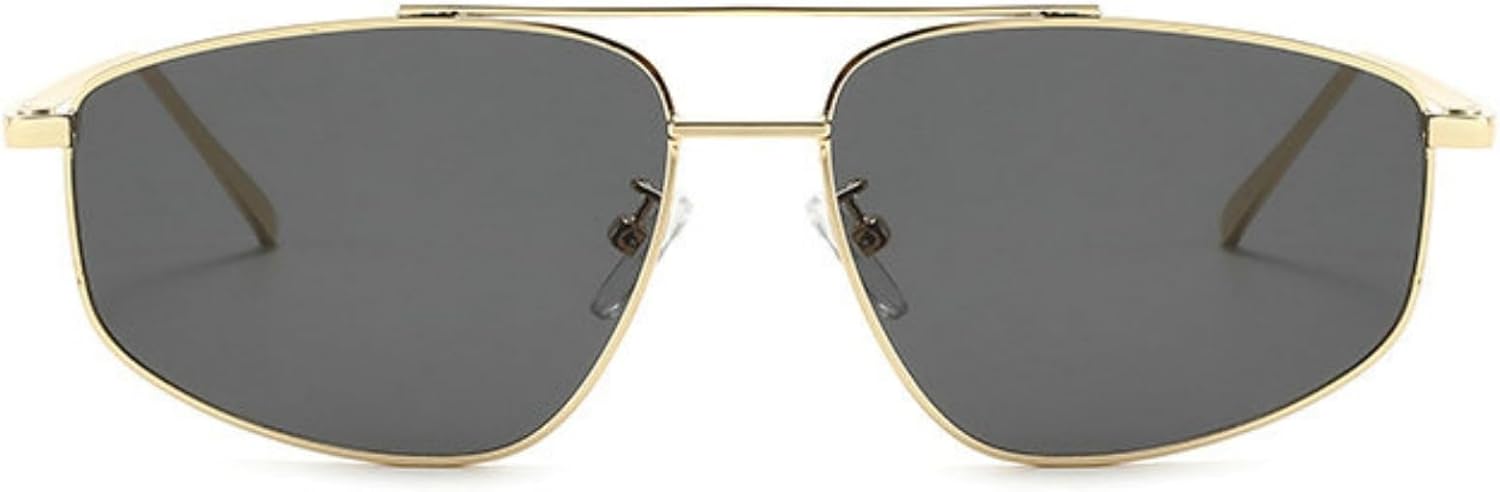 Солнцезащитные очки COTIA Fashion Square Polygon для женщин и мужчин, модель «пилот», с двойной перемычкой, металлической оправой, необычной формой в стиле панк, Gold Grey
Солнцезащитные очки COTIA Fashion Square Polygon для женщин и мужчин, модель «пилот», с двойной перемычкой, металлической оправой, необычной формой в стиле панк, Gold Grey