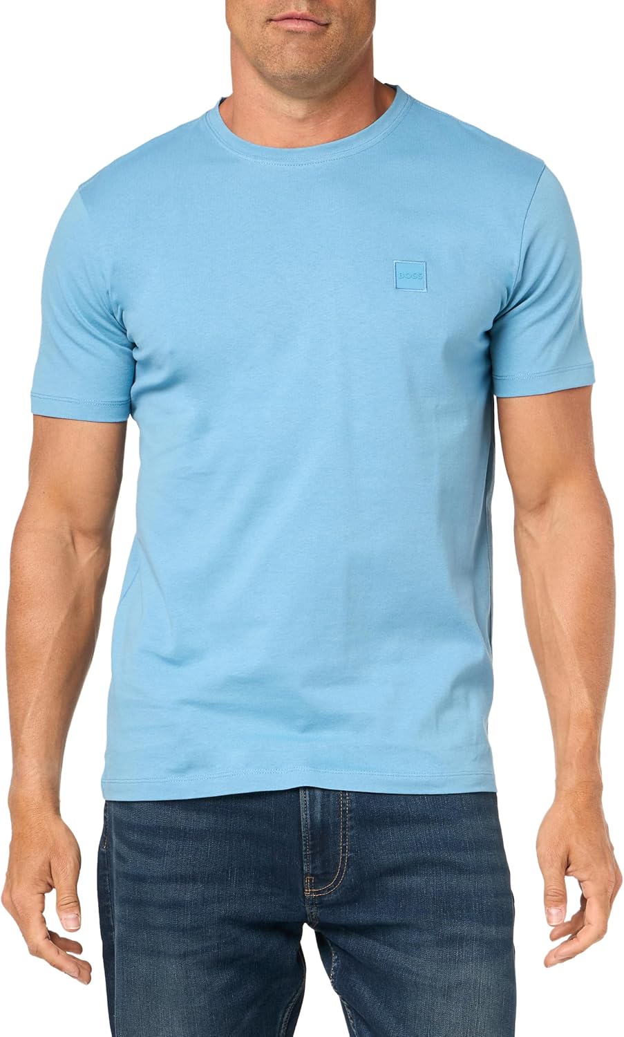 Мужская футболка BOSS с тональной тканой нашивкой-логотипом, Niagara Blue, Синий, Мужская футболка BOSS с тональной тканой нашивкой-логотипом, Niagara Blue
Мужская футболка BOSS с тональной тканой нашивкой-логотипом, Niagara Blue, Синий, Мужская футболка BOSS с тональной тканой нашивкой-логотипом, Niagara Blue