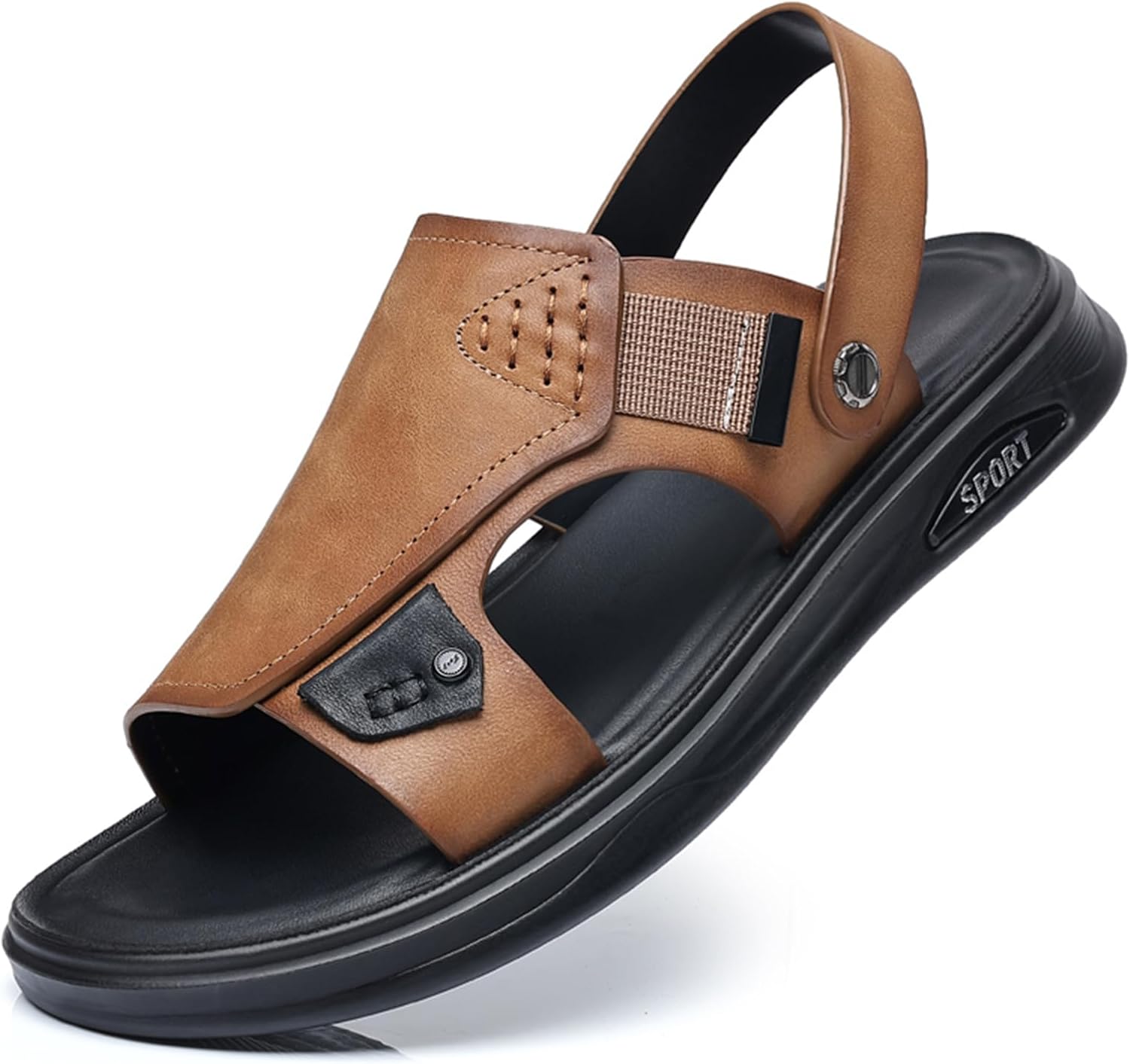 Мужские сандалии Abborora из натуральной кожи для активного отдыха, с регулируемыми ремешками, хаки
Мужские сандалии Abborora из натуральной кожи для активного отдыха, с регулируемыми ремешками, хаки