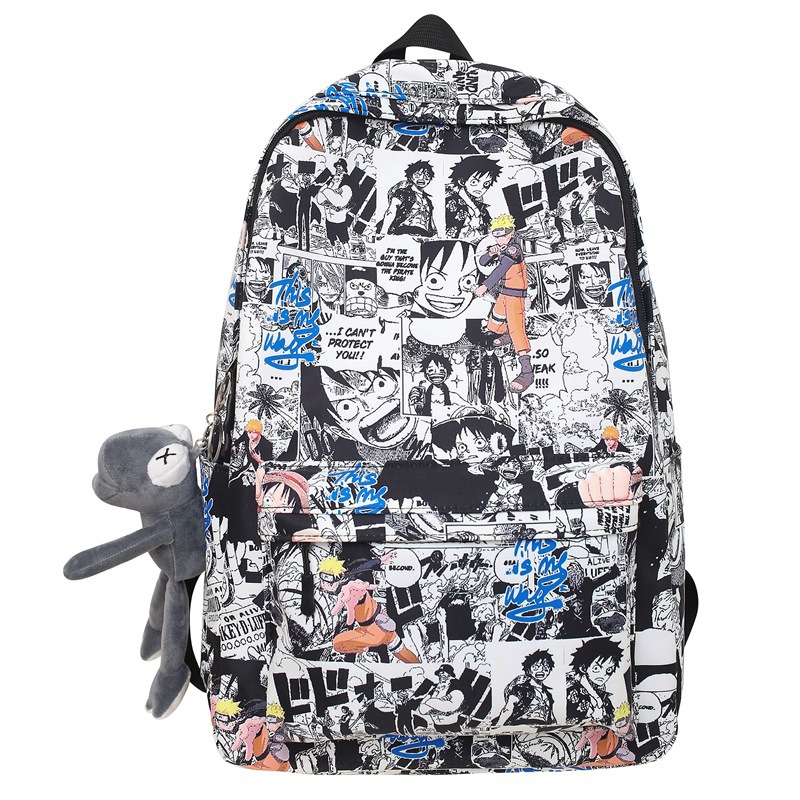 LEXI Нейлоновый рюкзак унисекс черно-белый, White
LEXI Нейлоновый рюкзак унисекс черно-белый, White