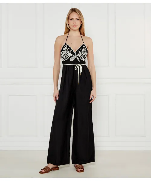 Льняной комбинезон Flare fit Twinset U&B, черный
Льняной комбинезон Flare fit Twinset U&B, черный