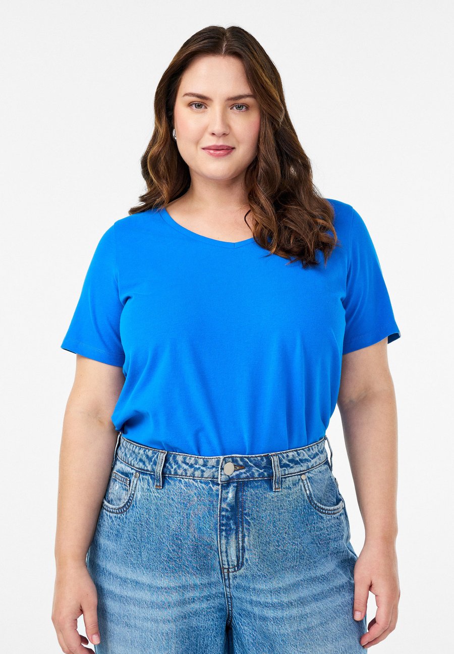 Футболка Zizzi Basic T-shirt, Victoria Blue/Blue, Синий, Футболка Zizzi Basic T-shirt, Victoria Blue/Blue
Футболка Zizzi Basic T-shirt, Victoria Blue/Blue, Синий, Футболка Zizzi Basic T-shirt, Victoria Blue/Blue