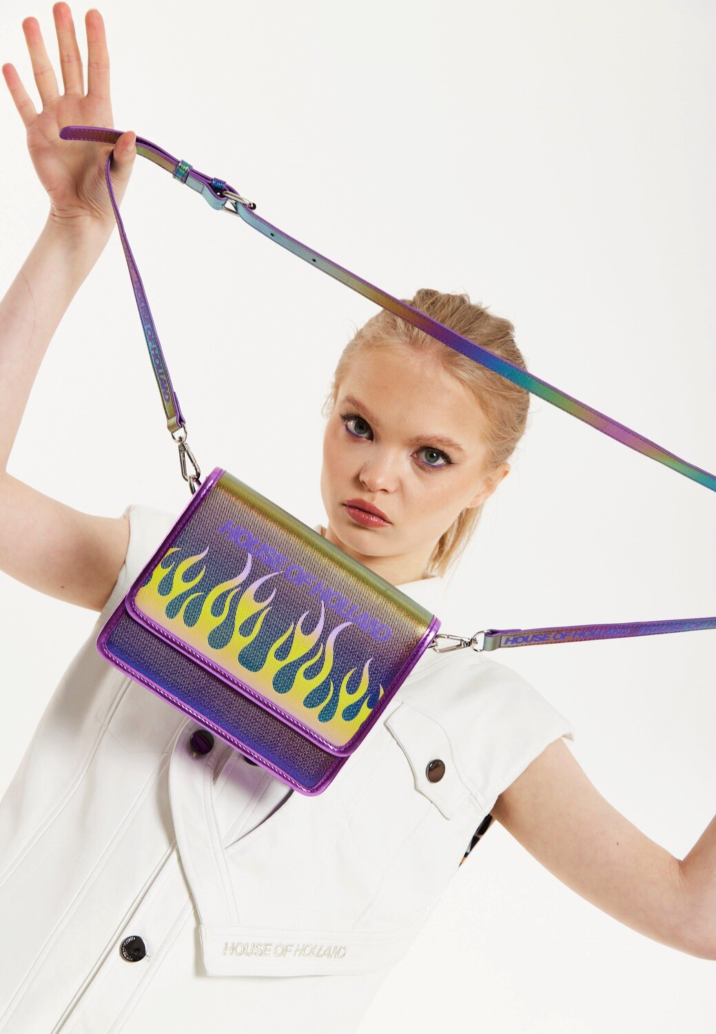 Сумка через плечо Flame House of Holland, мультиколор 
Сумка через плечо Flame House of Holland, мультиколор