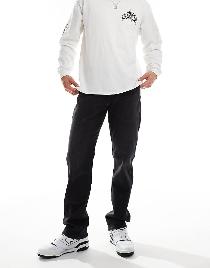 Lee – West – Черные джинсы свободного прямого кроя с эффектом потертости
Lee – West – Черные джинсы свободного прямого кроя с эффектом потертости