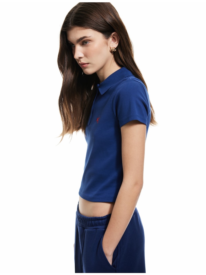 Топ KOTON, темно-синий 
Топ KOTON, темно-синий