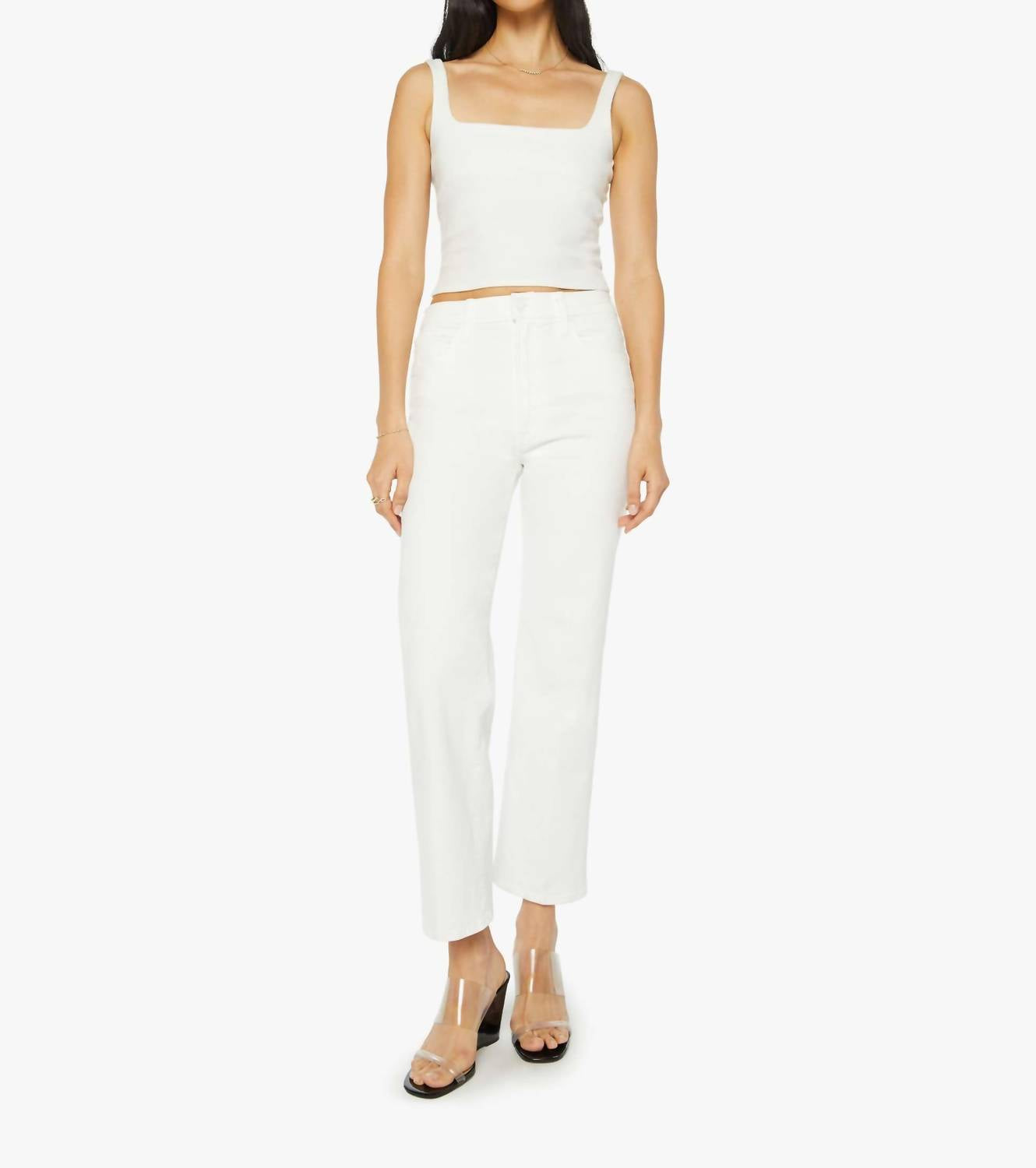 Джинсы Rambler Zip Ankle Jeans в цвете Cream Puffs Mother, Cream Puffs
Джинсы Rambler Zip Ankle Jeans в цвете Cream Puffs Mother, Cream Puffs