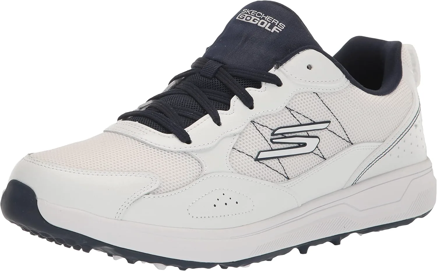 Мужские гольф туфли Skechers Go Prime с расслабленной посадкой и без шипов, белый/синий
Мужские гольф туфли Skechers Go Prime с расслабленной посадкой и без шипов, белый/синий