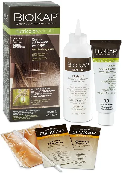 Bios Line Biokap Nutricolor 0.0 Краска для волос Осветляющий крем 
Bios Line Biokap Nutricolor 0.0 Краска для волос Осветляющий крем
