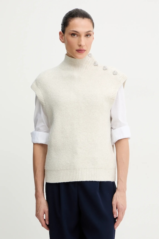 Жилет из смесовой шерсти Morgan, бежевый
Жилет из смесовой шерсти Morgan, бежевый