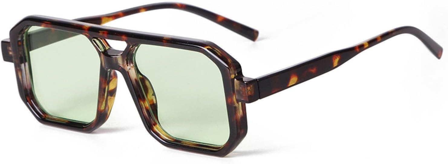 Винтажные квадратные солнцезащитные очки с двойной перемычкой для женщин и мужчин, черно-желтые, с линзами цвета "конфетный", защита от УФ-излучения UV400, ретро-очки для активного отдыха WNCKSQ, C6
Винтажные квадратные солнцезащитные очки с двойной перемычкой для женщин и мужчин, черно-желтые, с линзами цвета "конфетный", защита от УФ-излучения UV400, ретро-очки для активного отдыха WNCKSQ, C6