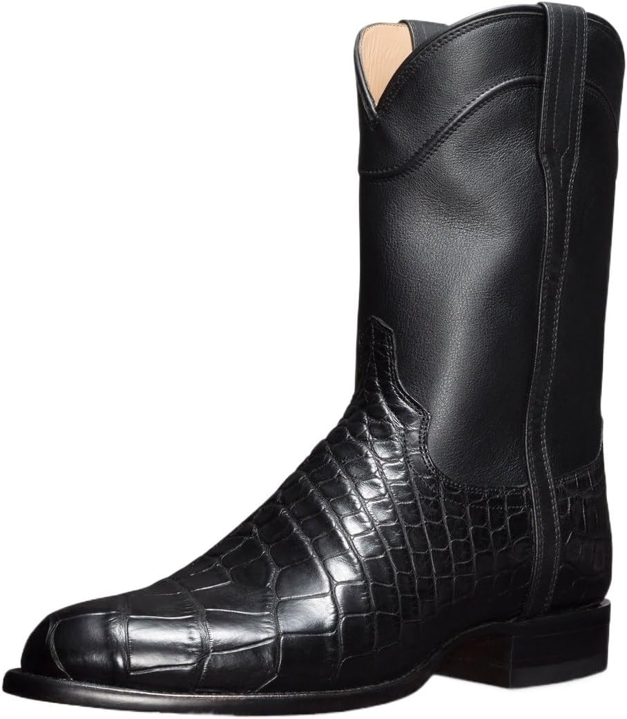 Мужские вестерн-ботинки ковбойские Винтажная кожа Повседневные ботинки с принтом под змею До середины голени Противоскользящие Удобные модные повседневные ботинки Осень Зима Мужские ботинки Generic, черный
Мужские вестерн-ботинки ковбойские Винтажная кожа Повседневные ботинки с принтом под змею До середины голени Противоскользящие Удобные модные повседневные ботинки Осень Зима Мужские ботинки Generic, черный