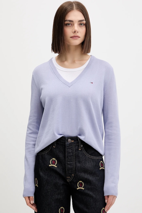 Хлопковый свитер Tommy Jeans, синий
Хлопковый свитер Tommy Jeans, синий