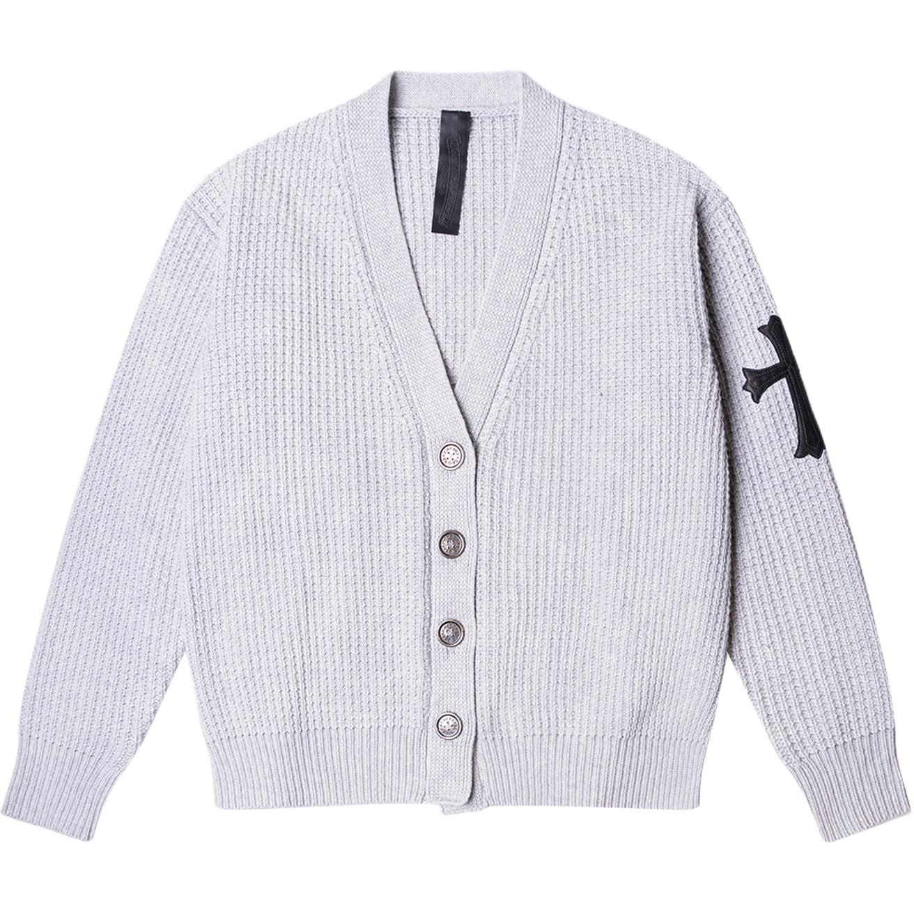 Кашемировый свитер мужской Chrome Hearts, серый
Кашемировый свитер мужской Chrome Hearts, серый