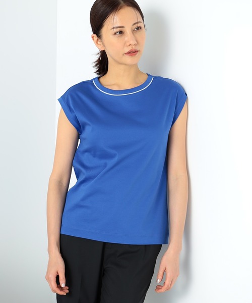 Футболка с воротником из люрекса GALLORIA, Sharp, синий
Футболка с воротником из люрекса GALLORIA, Sharp, синий