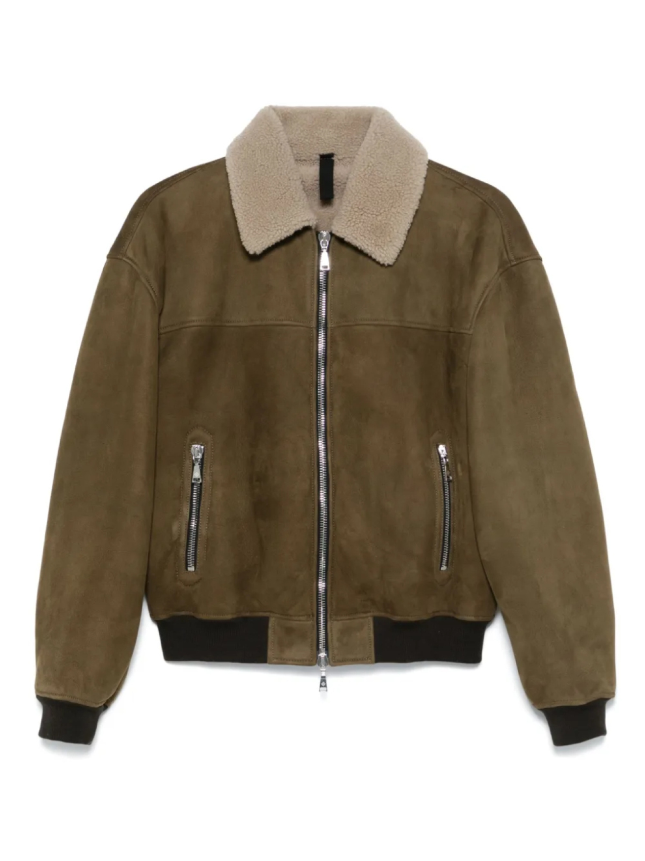 Куртка-бомбер с воротником из овчины Tagliatore, зеленый
Куртка-бомбер с воротником из овчины Tagliatore, зеленый