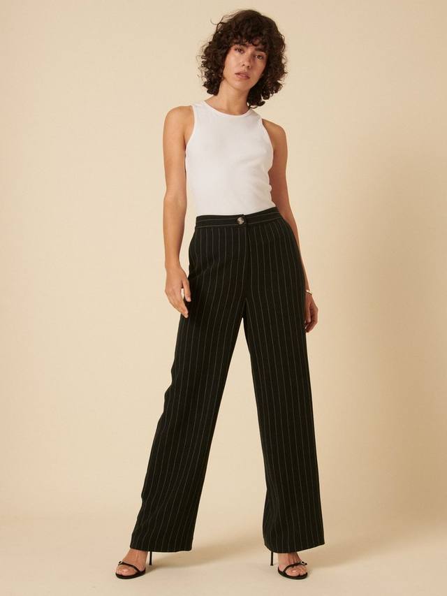 Брюки в тонкую полоску от мэрион Nobody's Child, черный
Брюки в тонкую полоску от мэрион Nobody's Child, черный