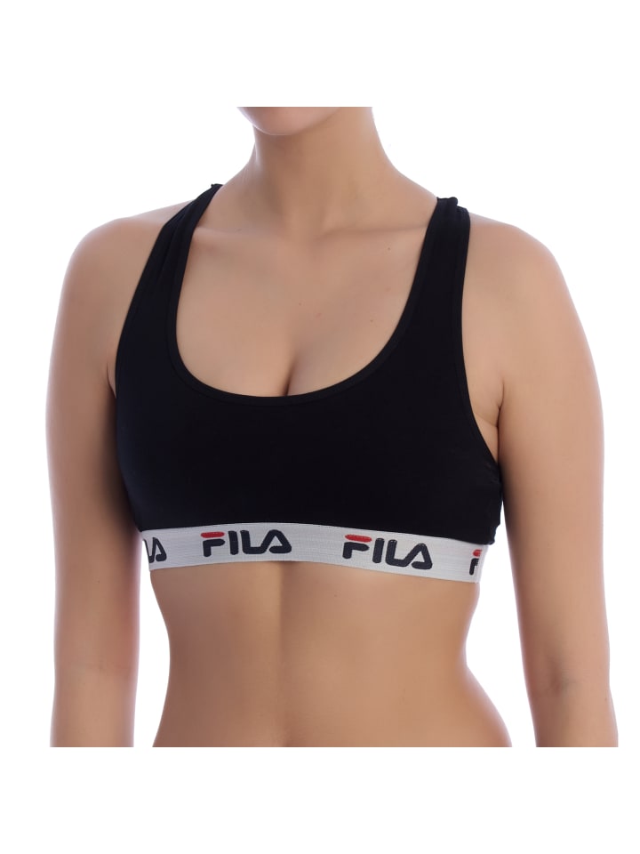 Спортивный бюстгальтер Fila, черный
Спортивный бюстгальтер Fila, черный