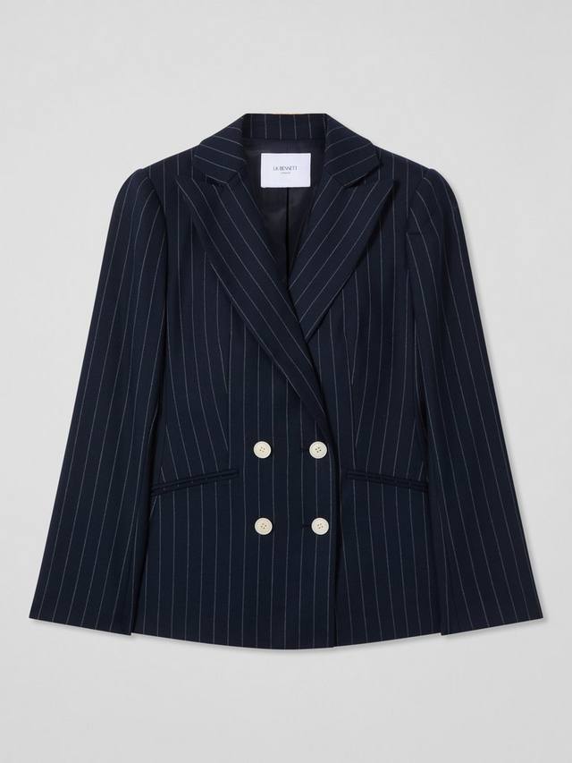 Полушерстяной блейзер petite bella в тонкую полоску L.K.Bennett, темно-синий
Полушерстяной блейзер petite bella в тонкую полоску L.K.Bennett, темно-синий
