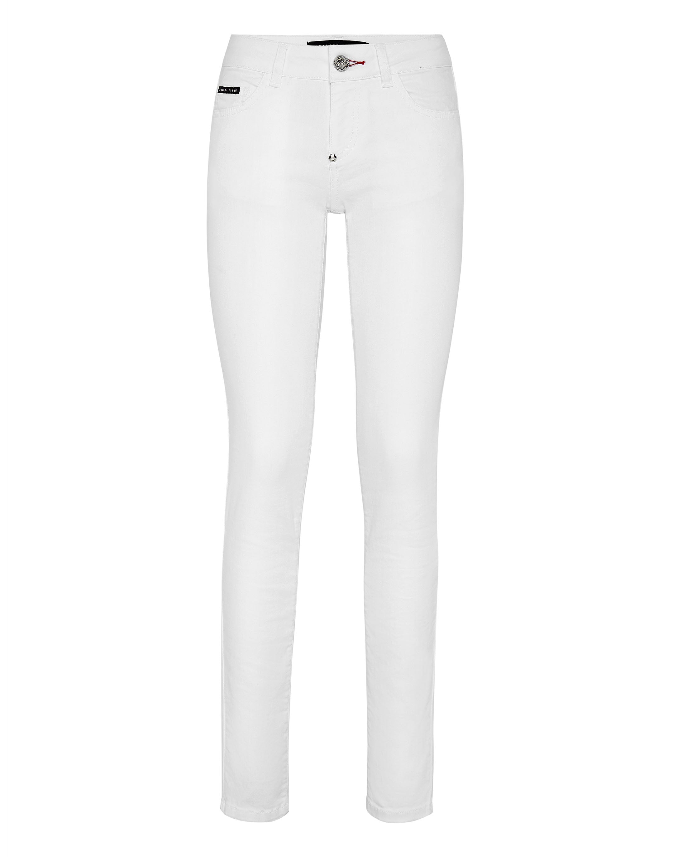 Джинсовые брюки Slim Fit PHILIPP PLEIN, белый 
Джинсовые брюки Slim Fit PHILIPP PLEIN, белый