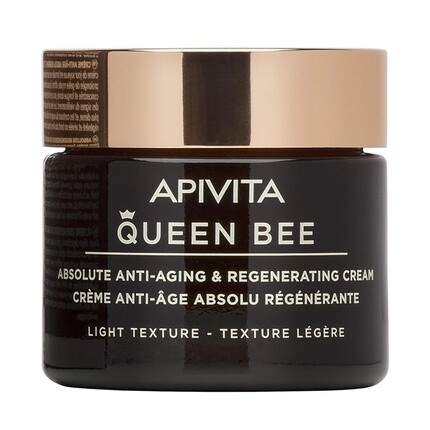 Apivita Queen Bee Absolute Антивозрастной и регенерирующий крем легкой текстуры, 1,69 жидких унций.
Apivita Queen Bee Absolute Антивозрастной и регенерирующий крем легкой текстуры, 1,69 жидких унций.