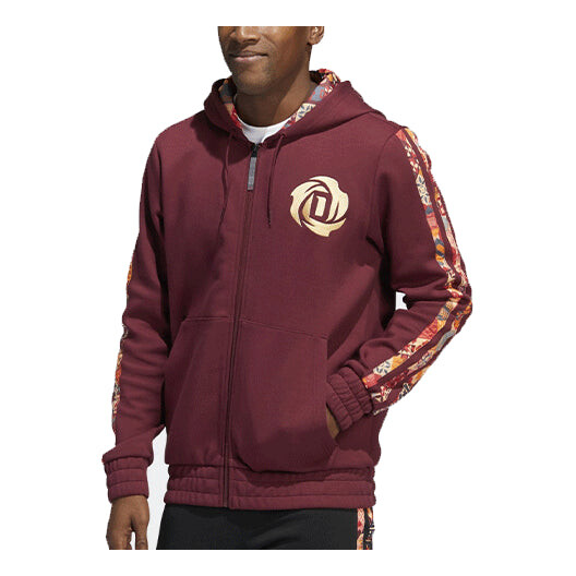 Куртка Men's adidas CNY Basketball Sports Hooded Jacket Brown Red, красный 
Куртка Men's adidas CNY Basketball Sports Hooded Jacket Brown Red, красный