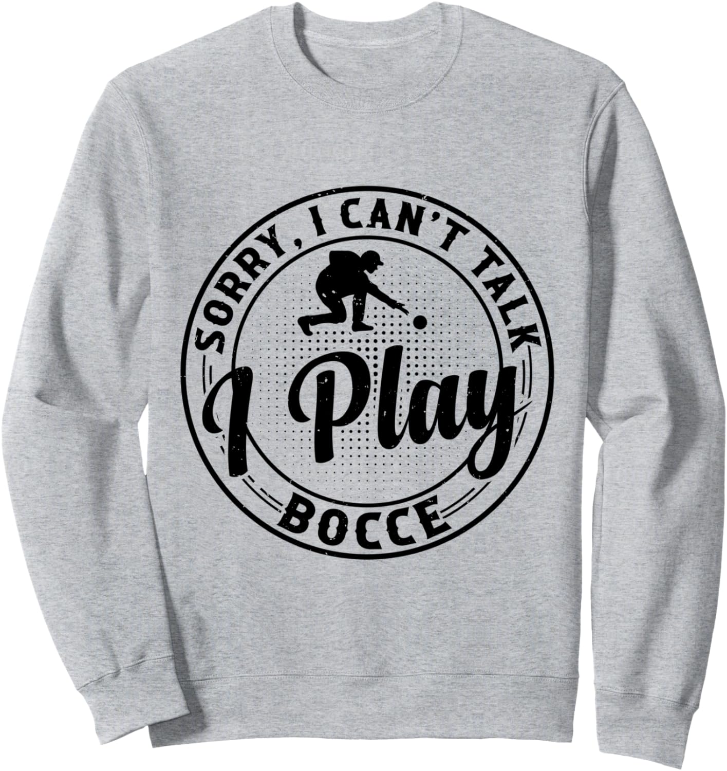 Игрок в бочче - Извините, я не могу говорить, я играю в бочче. Толстовка Funny Bocce Ball Player Bocce Ball Game, серый
Игрок в бочче - Извините, я не могу говорить, я играю в бочче. Толстовка Funny Bocce Ball Player Bocce Ball Game, серый