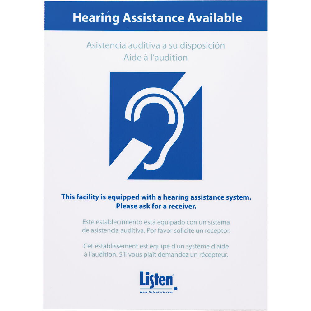 Listen Technologies LA-303 Multi-Lingual Assistive LA-303
Listen Technologies LA-303 Multi-Lingual Assistive LA-303